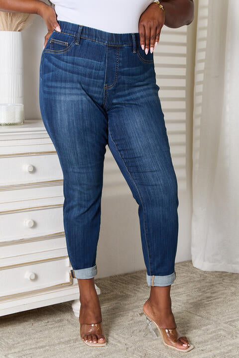 Judy Blue Full Size Skinny Cropped Jeans